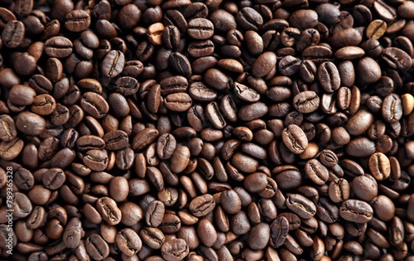 Fototapeta Roasted coffee beans