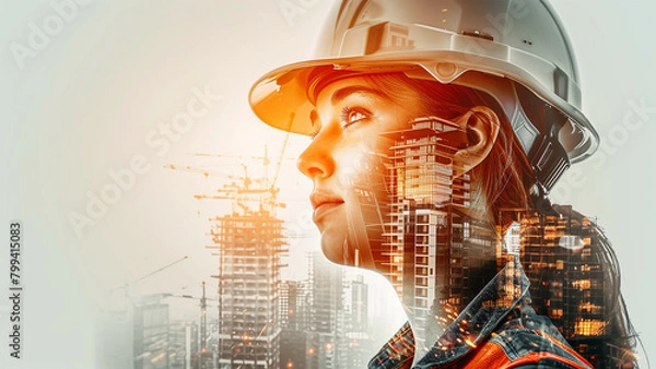 Fototapeta Construction worker 