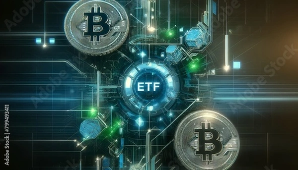 Obraz bitcoin etf image