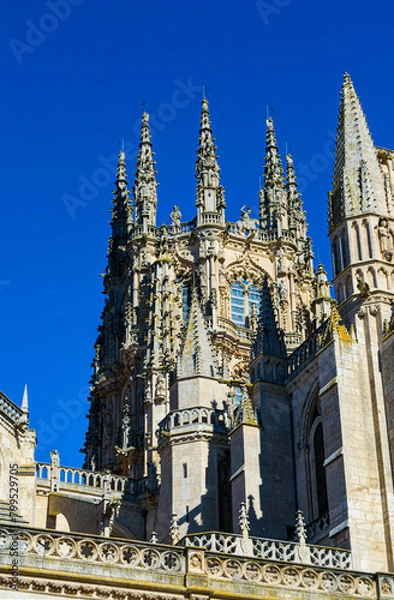 Obraz image of the cathedral of burgos 