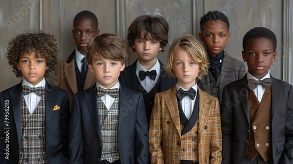 Fototapeta classy boys