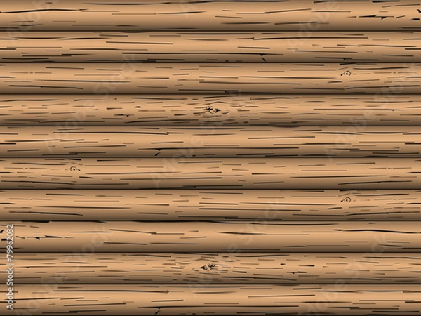 Fototapeta Seamless pattern logs