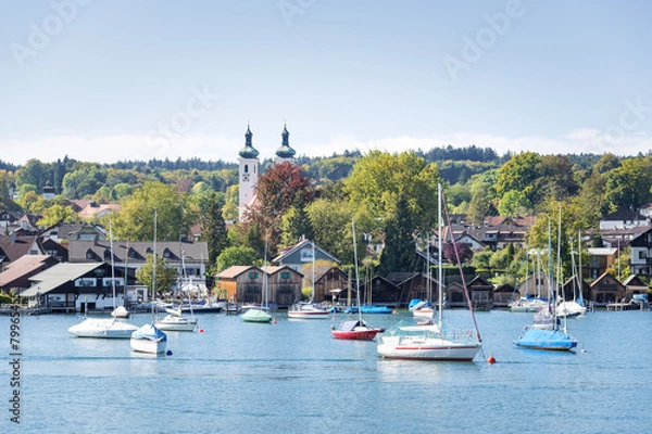 Fototapeta lake tutzing