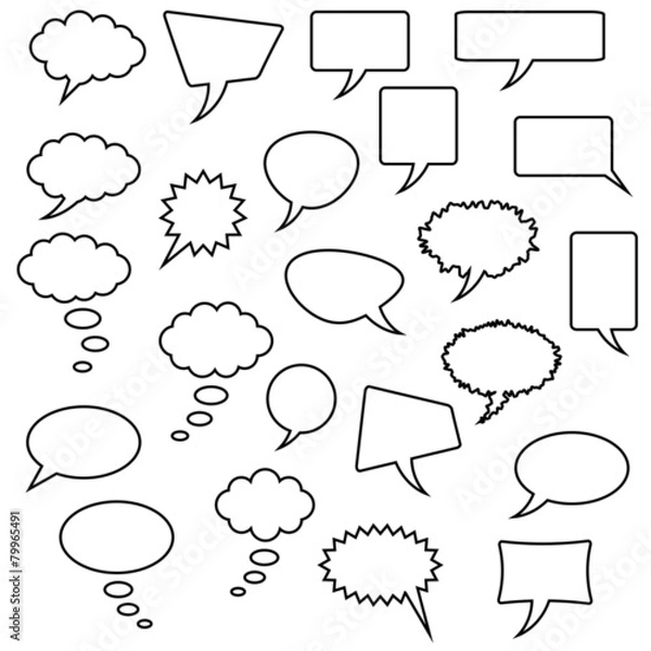 Fototapeta Sprechblase