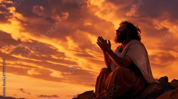 Obraz Moses praying