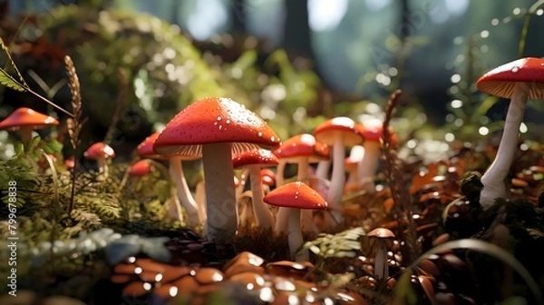 Obraz fly mushroom