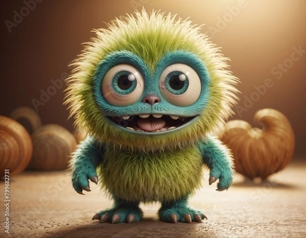 Obraz cute monster