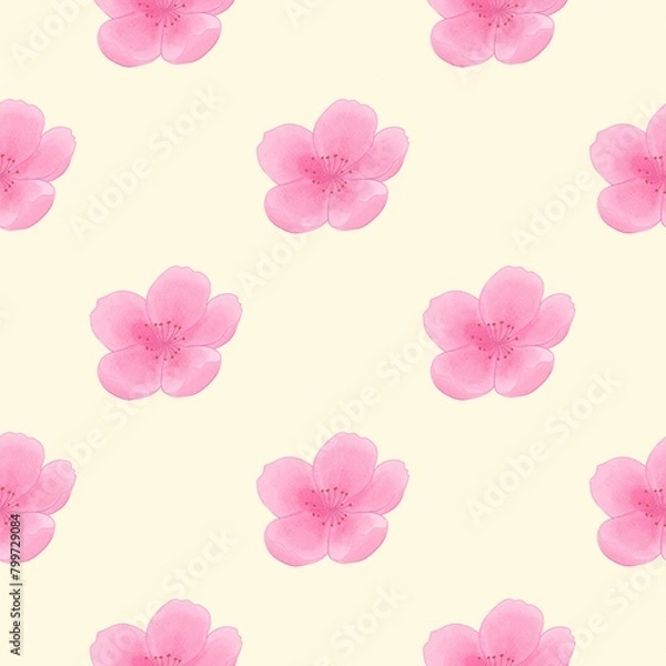 Obraz seamless pattern with sakura