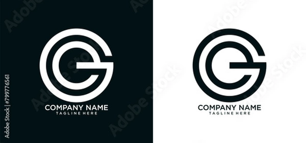Obraz LOGO EG INITIAL DESIGN
