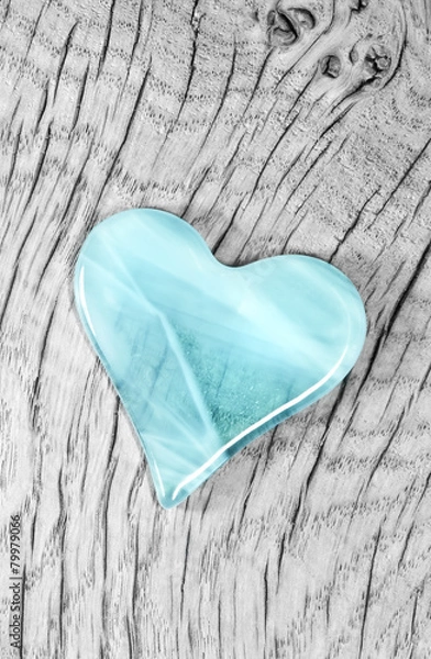 Obraz Cyan Heart