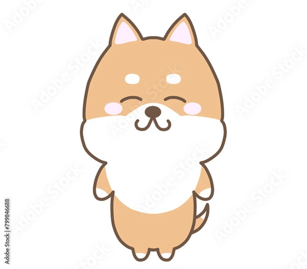 Fototapeta 笑顔のいぬ