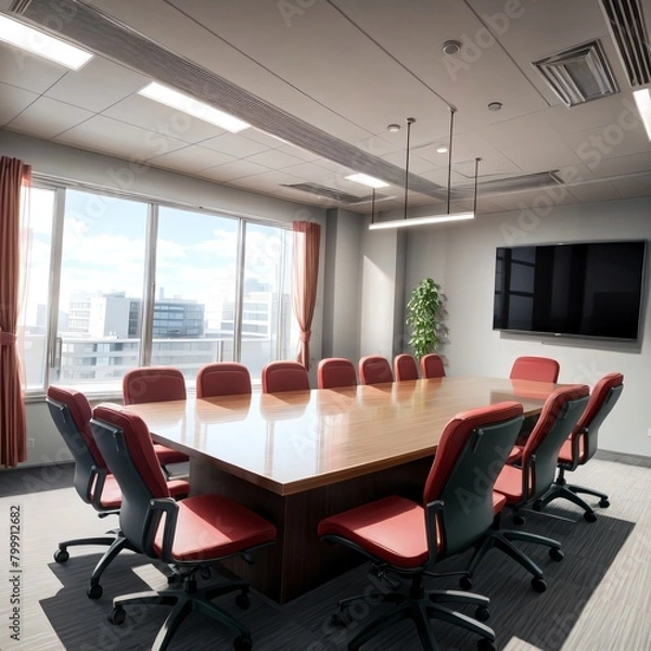Fototapeta オフィスの会議室