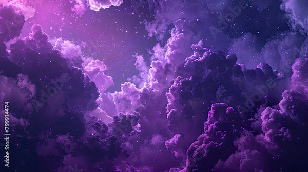 Obraz purple cloud background