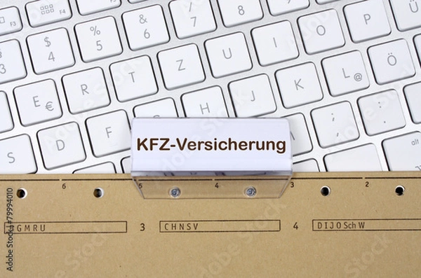 Fototapeta KFZ-Versicherung