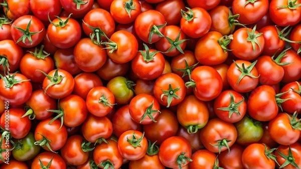 Fototapeta background of tomatoes.top view