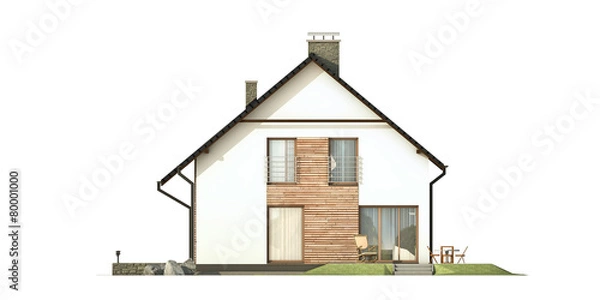 Fototapeta House elevation