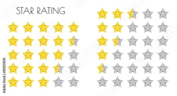 Obraz rating stars
