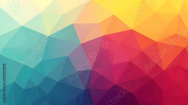 Fototapeta Abstract 2D geometric colorful background