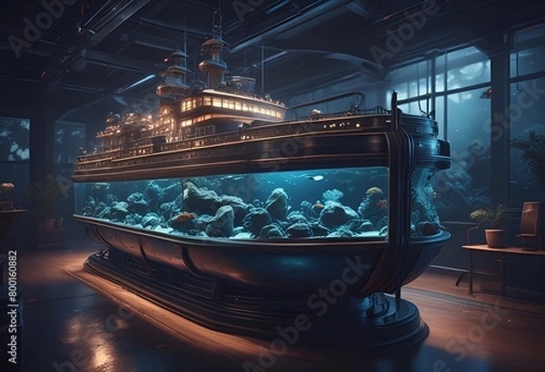 Obraz Aquarium ship 