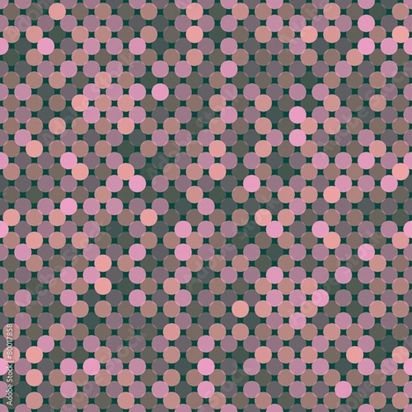 Fototapeta Seamless circle pattern