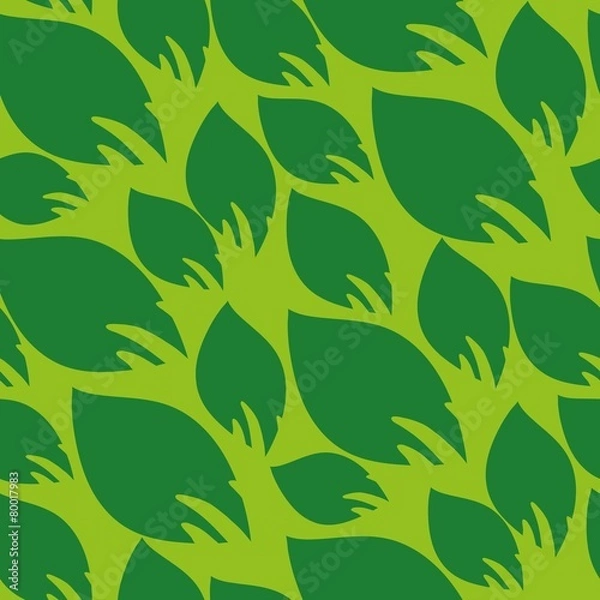 Fototapeta Seamless floral pattern