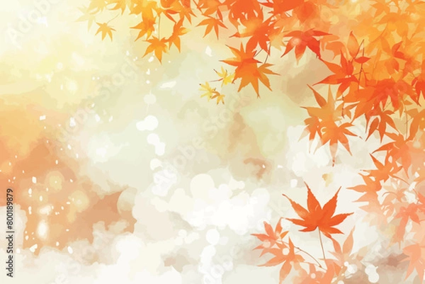 Fototapeta Autumn Leaves Maple Tree Autumn Background