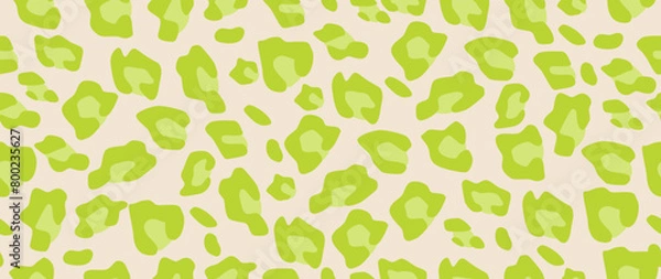 Fototapeta Vector illustration. Tiger pattern. Seamless animal print. Ideal for textile design, screensavers, covers, cards, invitations and posters.