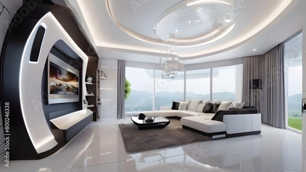 Obraz modern interior design with beautiful interior