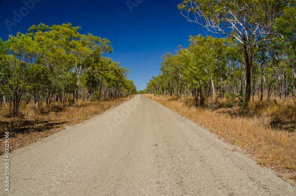 Obraz Straße im Outback, Qld., Australien