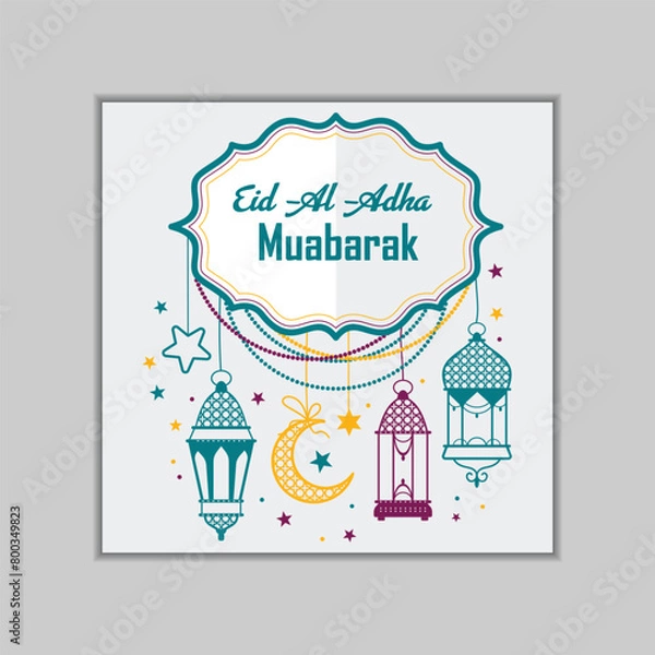 Obraz eid sale social media post template banners