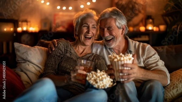 Fototapeta A Cheerful Evening Together