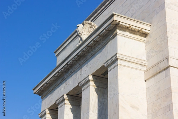 Fototapeta Federal Reserve building in Washington DC, USA