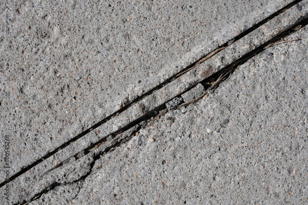 Obraz Textures with cracks on the cement floor