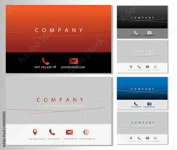 Obraz Visitenkarte Vorlage