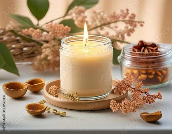 Fototapeta aromatic candle