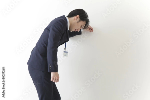 Obraz 疲れたビジネスマン