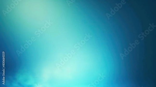 Obraz simple background blue and mint with smooth gradient

