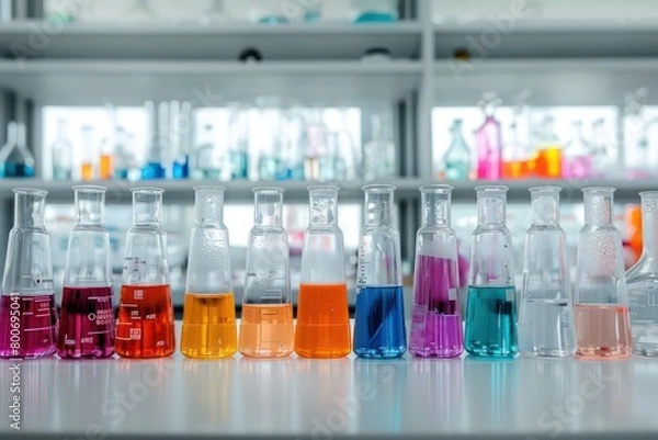 Fototapeta a scientific lab with scientists