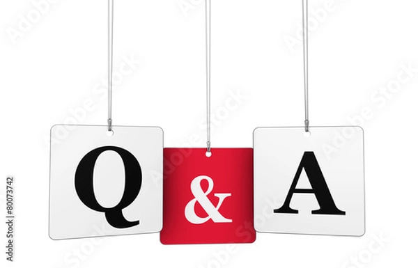 Fototapeta Question And Answer