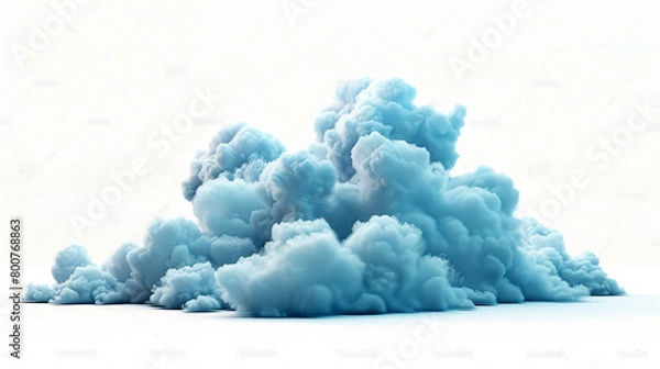 Obraz 3d render clouds isolated