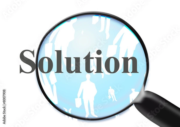 Fototapeta Solution