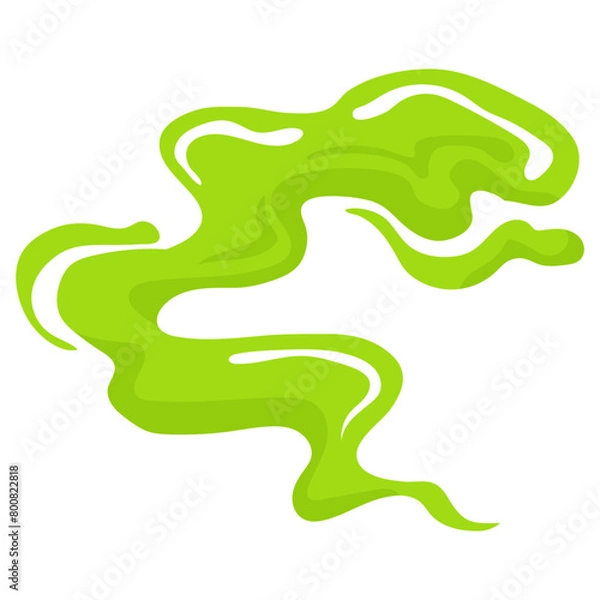 Fototapeta Green Smoke Cloud