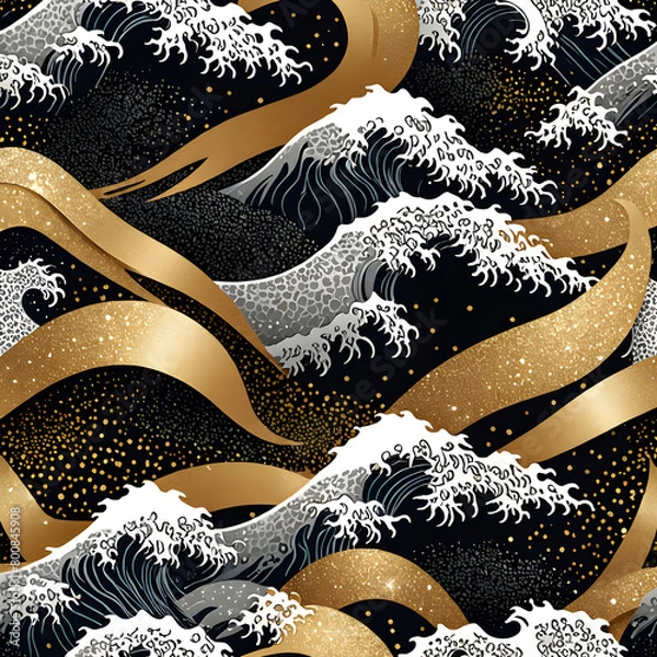 Fototapeta glitter leopards patterns