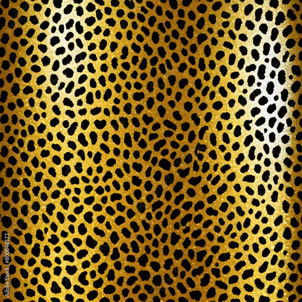 Fototapeta glitter leopards patterns