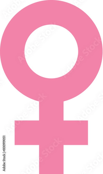 Fototapeta Gender symbol - female