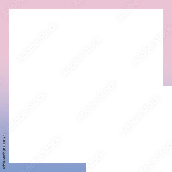 Fototapeta Gradient Square Broken Line