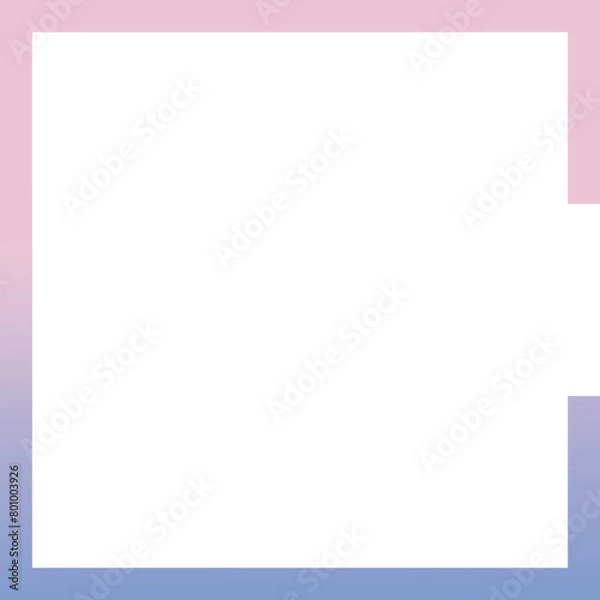 Fototapeta Gradient Square Broken Line