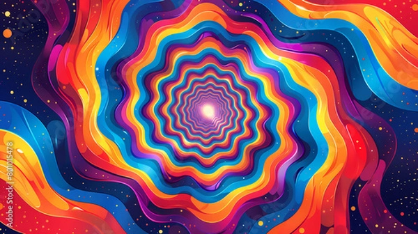 Obraz Abstract neon colours background 