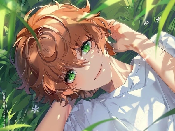 Fototapeta Enthralled Boy