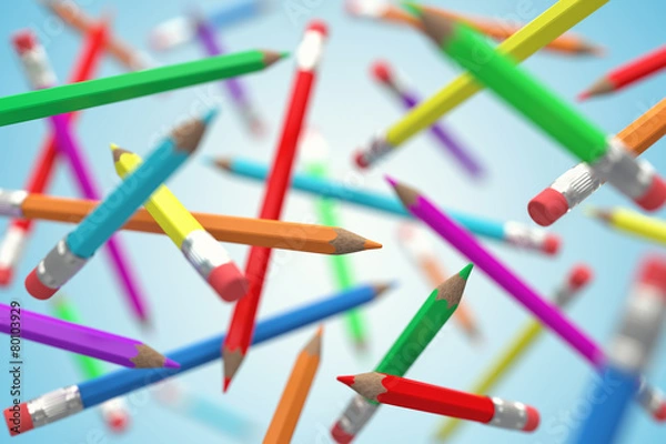 Fototapeta Colour pencils